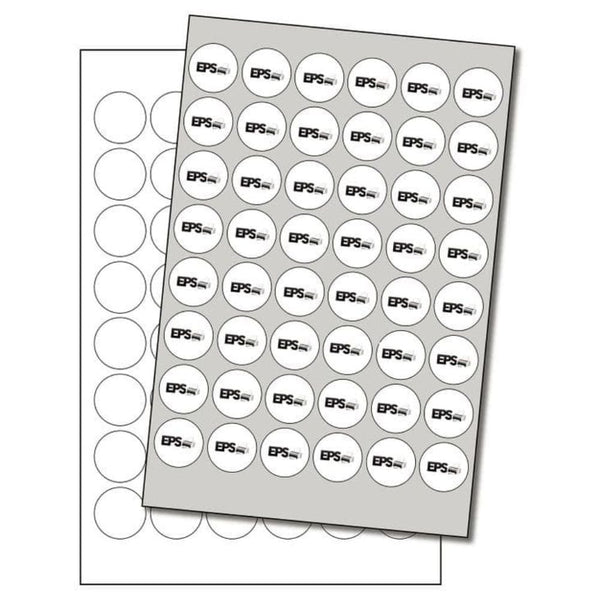 Edible Print Supplies Limited 1.25" Easy Peel Pre-Cut Round Edible Icing Sheets
