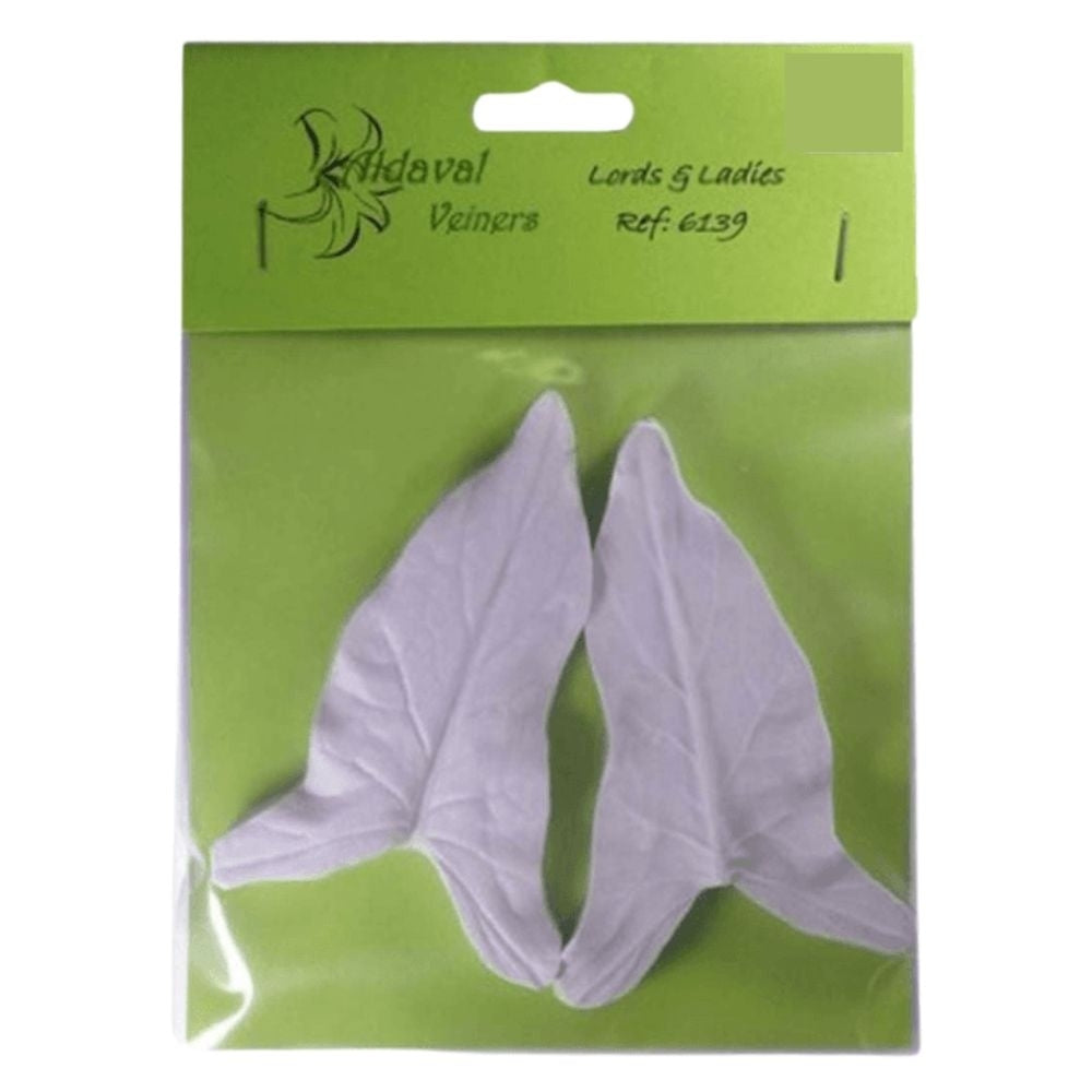 Aldaval Veiners Lords & Ladies Leaf Silicone Veiner Set (6139)