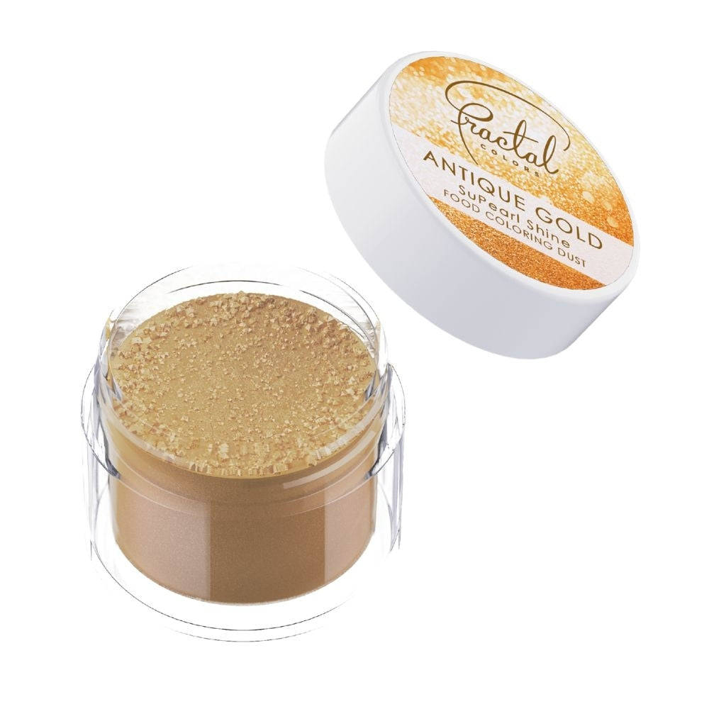 Fractal Colors SuPearl Shine Lustre Dust 3.5g - Antique Gold