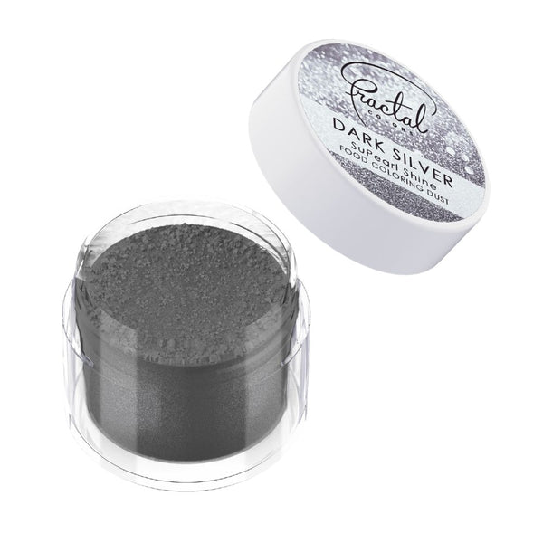 Fractal Colors SuPearl Shine Lustre Dust 3.5g - Dark Silver