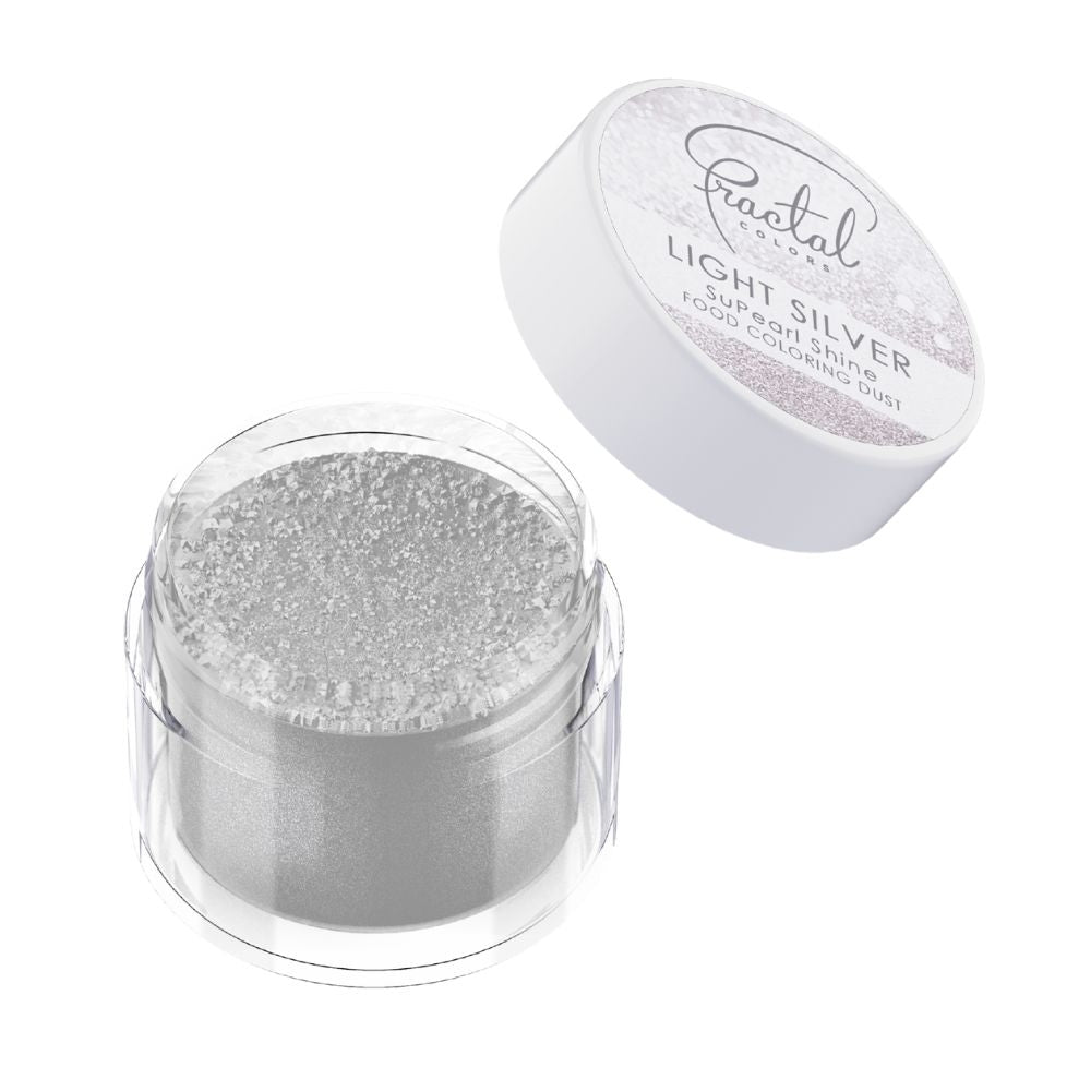 Fractal Colors SuPearl Shine Lustre Dust 3.5g - Light Silver