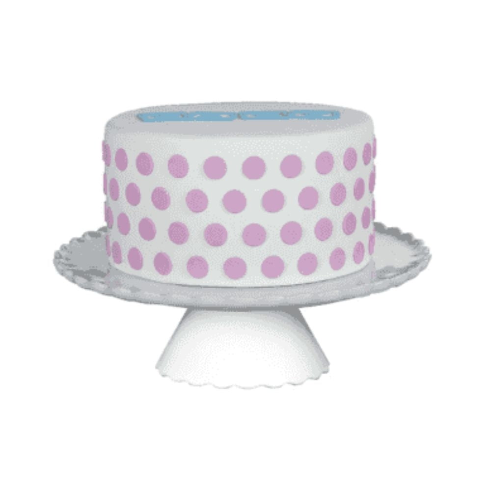 Marvelous Molds Polka Dots Onlay Silicone Mould