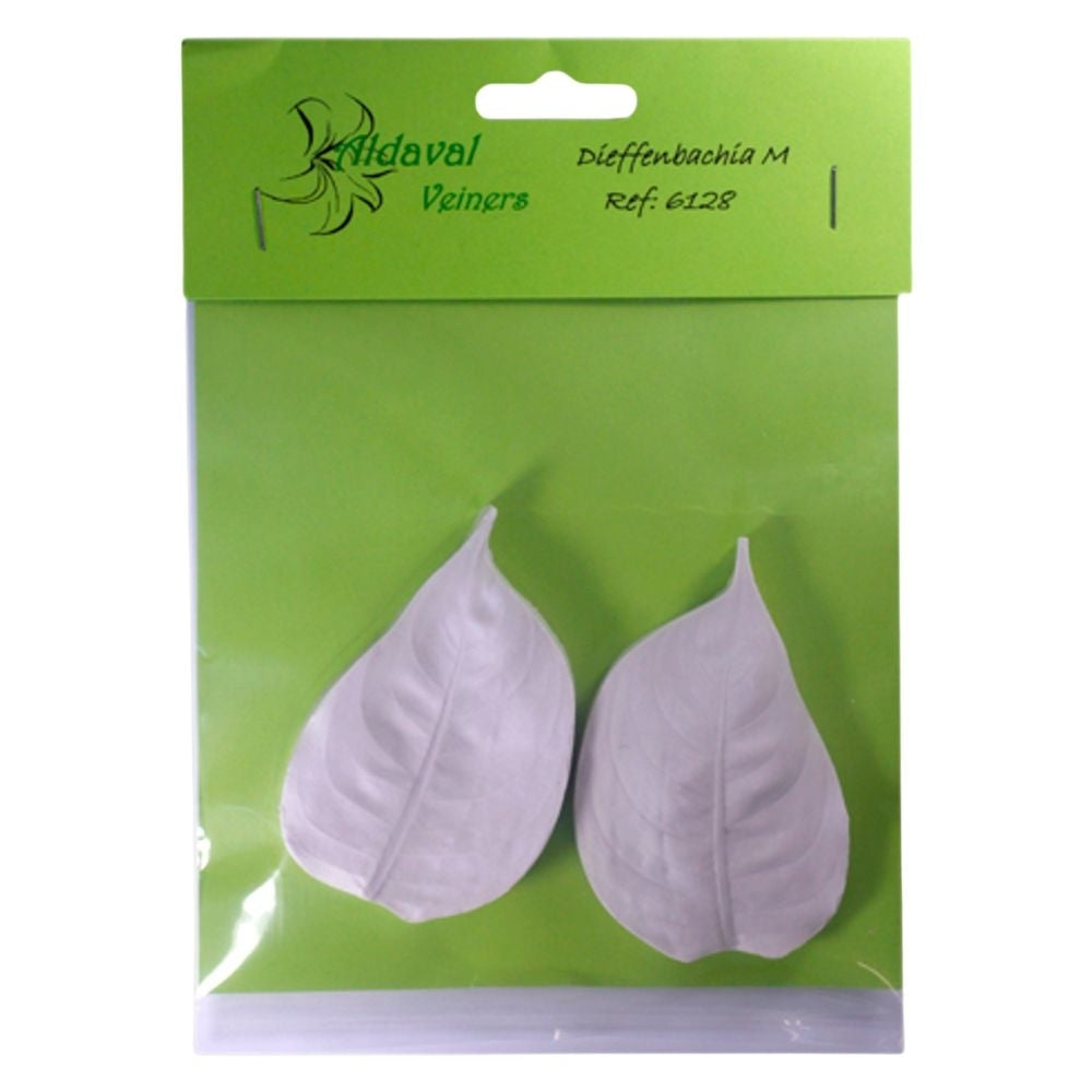Aldaval Veiners Medium Dieffenbachia Leaf Silicone Veiner Set (6128)