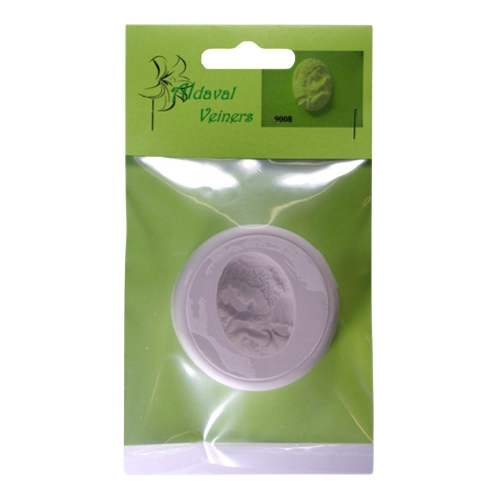 Aldaval Veiners Cameo 8 Silicone Icing Mould (9008)