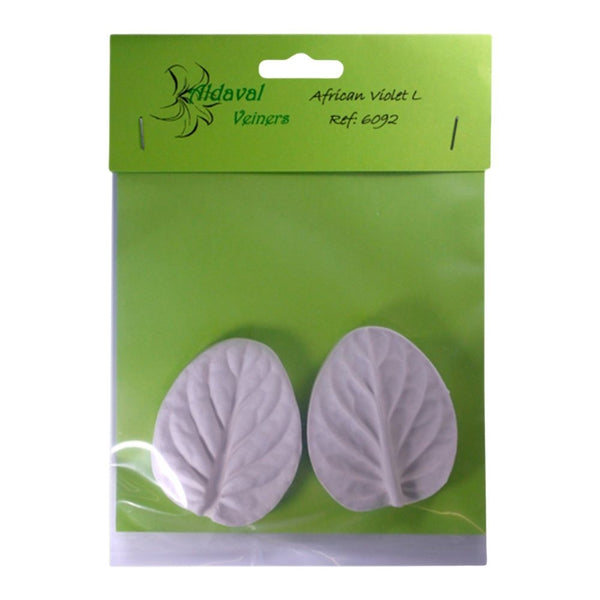 Aldaval Veiners African Violet Leaf Silicone Veiner Set