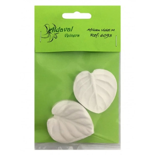 Aldaval Veiners African Violet Leaf Silicone Veiner Set