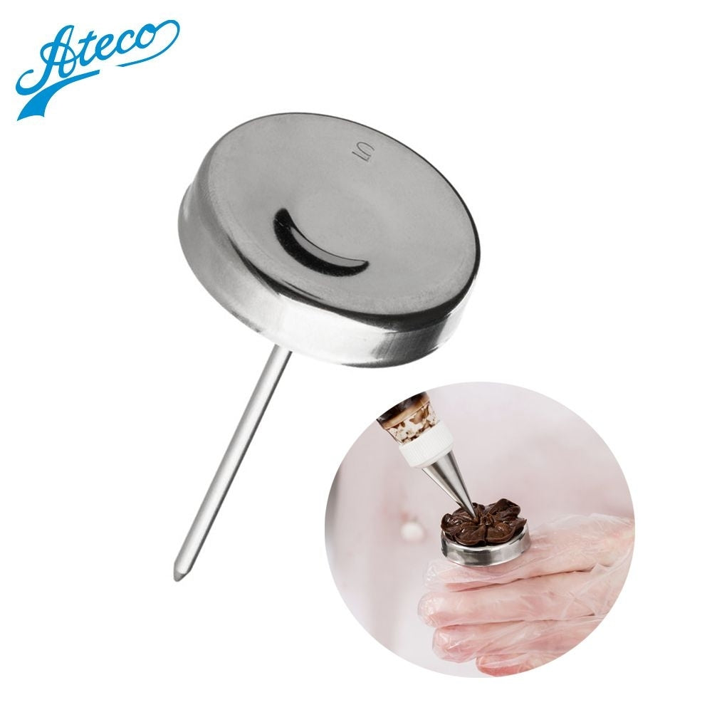 Ateco #5 Flat Indented Metal Flower Nail 1.63"