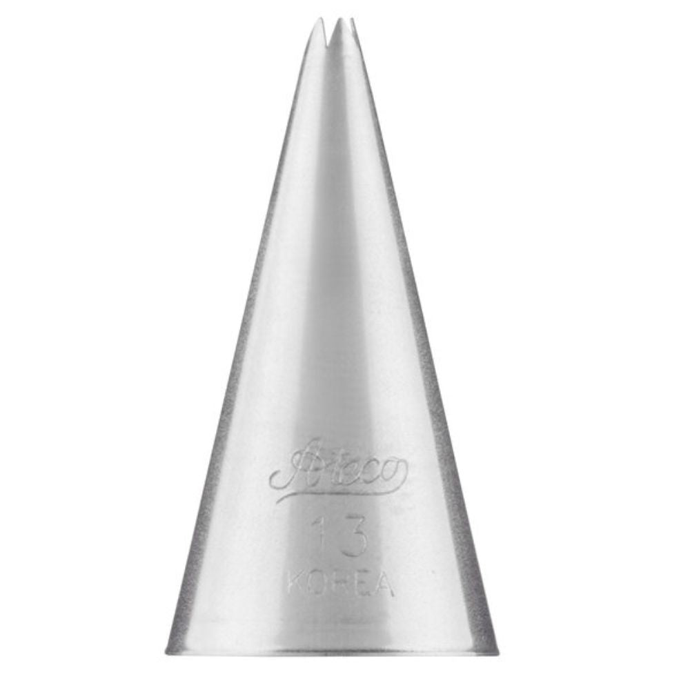 Ateco No.13 Small 5 Point Open Star Metal Piping Nozzle