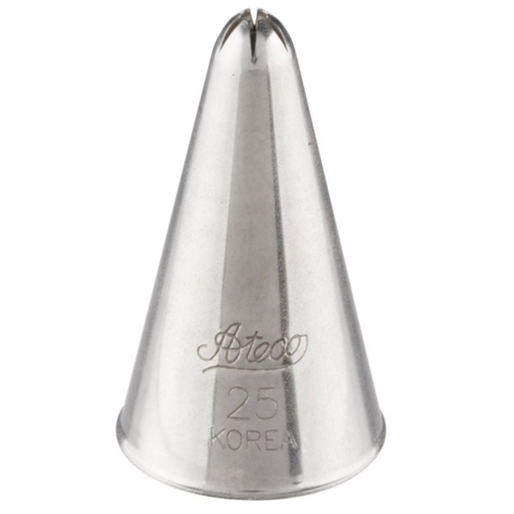 Ateco No.25 Small 6 Point Closed Star Metal Piping Nozzle