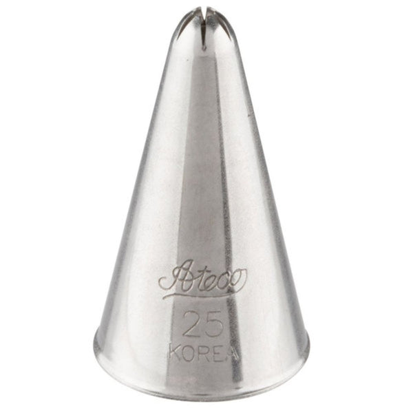 Ateco No.25 Small 6 Point Closed Star Metal Piping Nozzle