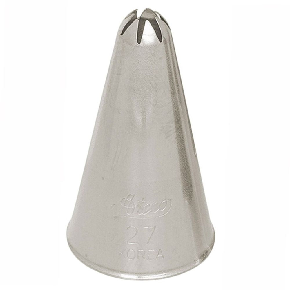Ateco No.27 7 Point Closed Star Metal Piping Nozzle
