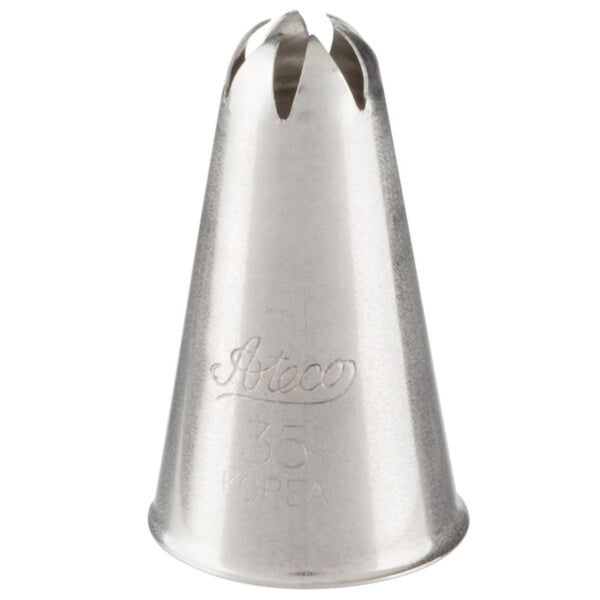 Ateco No.35 Large 6 Point Star Metal Piping Nozzle