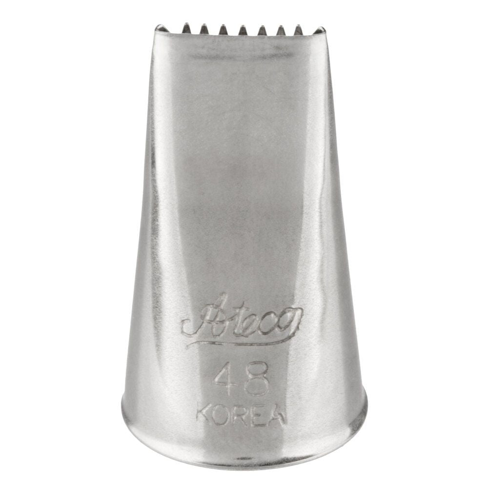 Ateco No.48 Ribbon Basketweave Metal Piping Nozzle