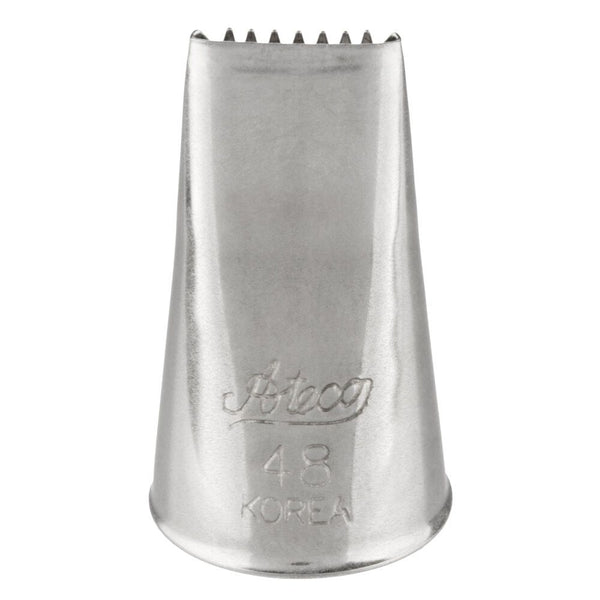 Ateco No.48 Ribbon Basketweave Metal Piping Nozzle