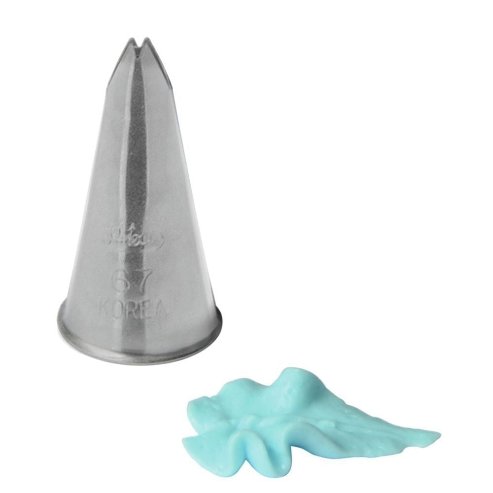 Ateco No.67 Leaf Metal Piping Nozzle