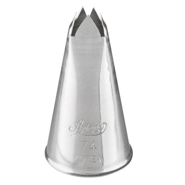 Ateco No.74 Large Leaf Border Metal Piping Nozzle