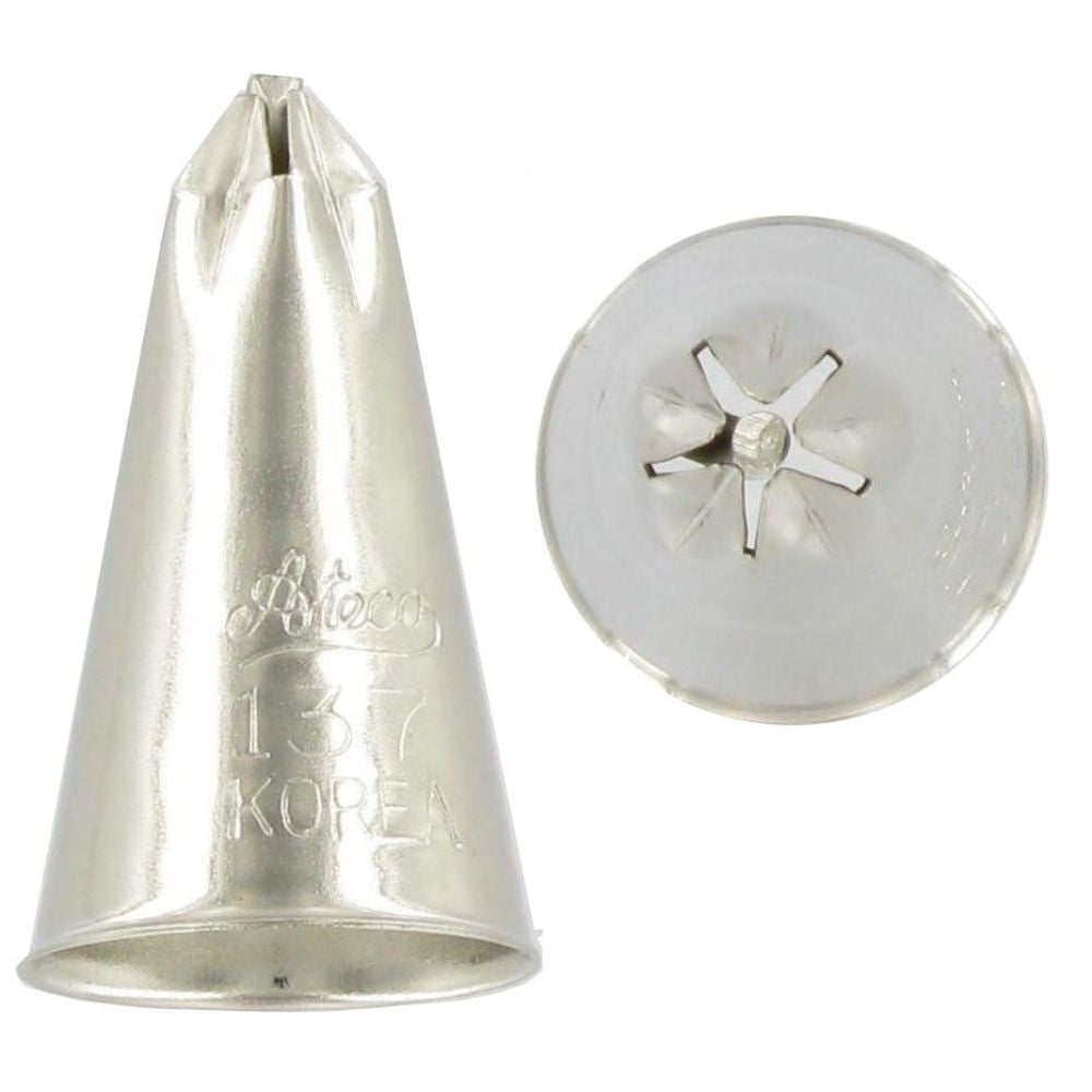 Ateco No.137 Special 5 Petal Drop Flower Metal Piping Nozzle