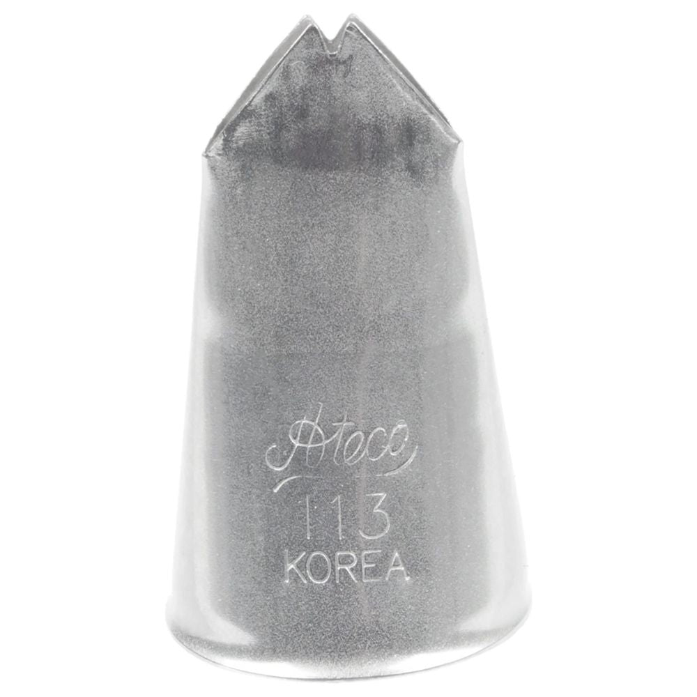 Ateco No.113 Special Large Leaf 15mm Metal Piping Nozzle