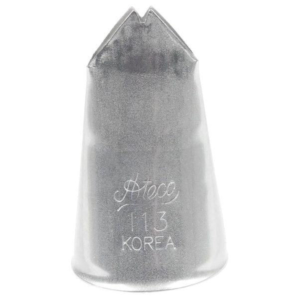 Ateco No.113 Special Large Leaf 15mm Metal Piping Nozzle