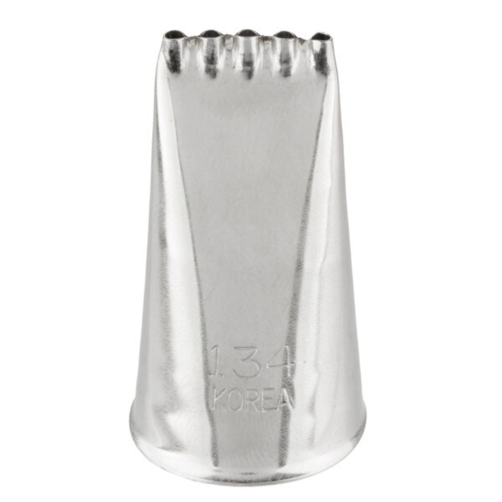 Ateco No.134 Large 5 Multi-Line Metal Piping Nozzle