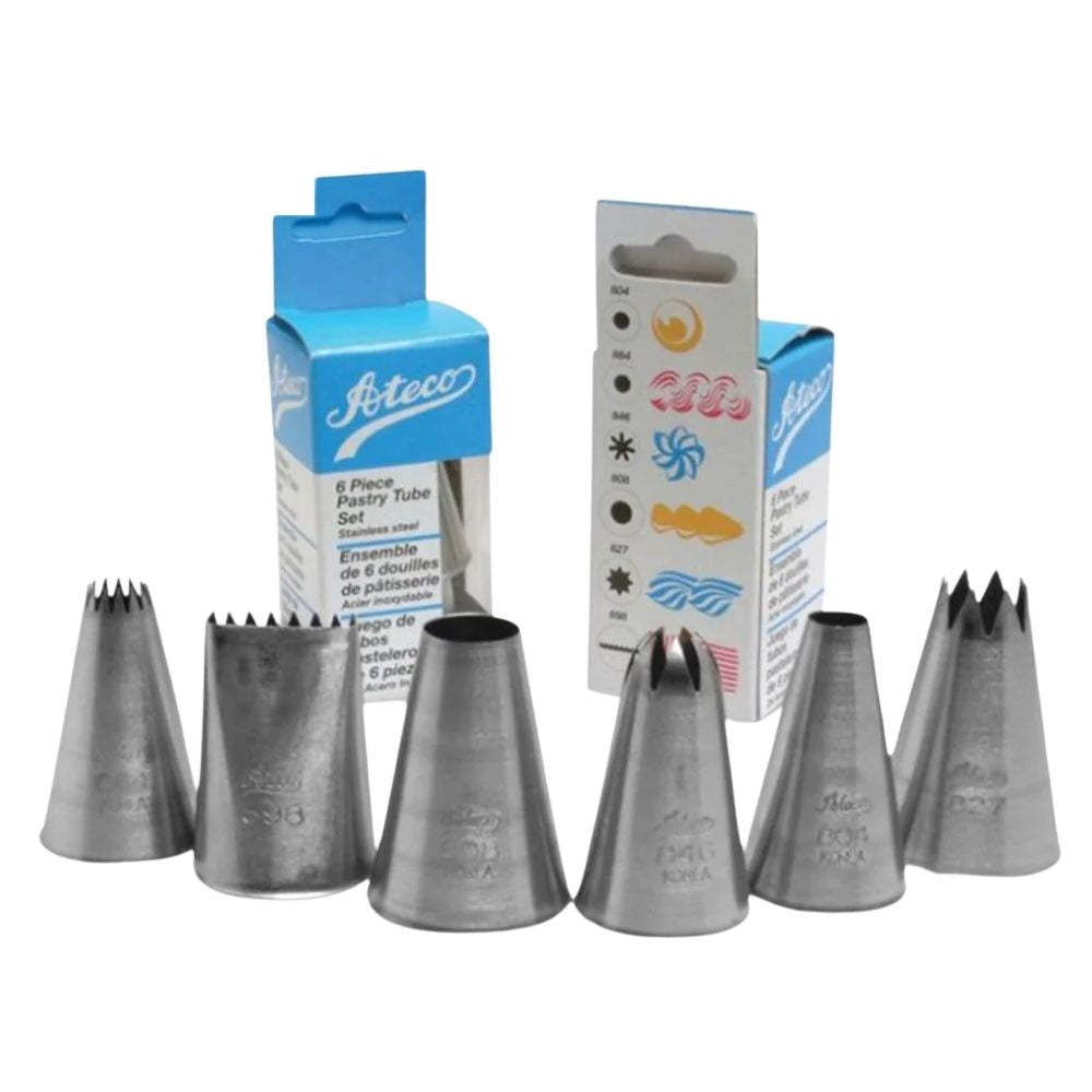 Ateco Large Piping Nozzles Set Of 6