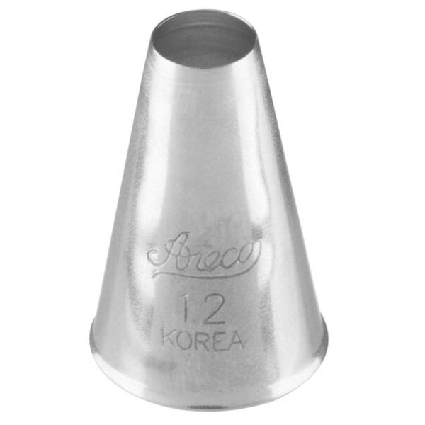 Ateco No.12 Plain Round Large Line Metal Piping Nozzle