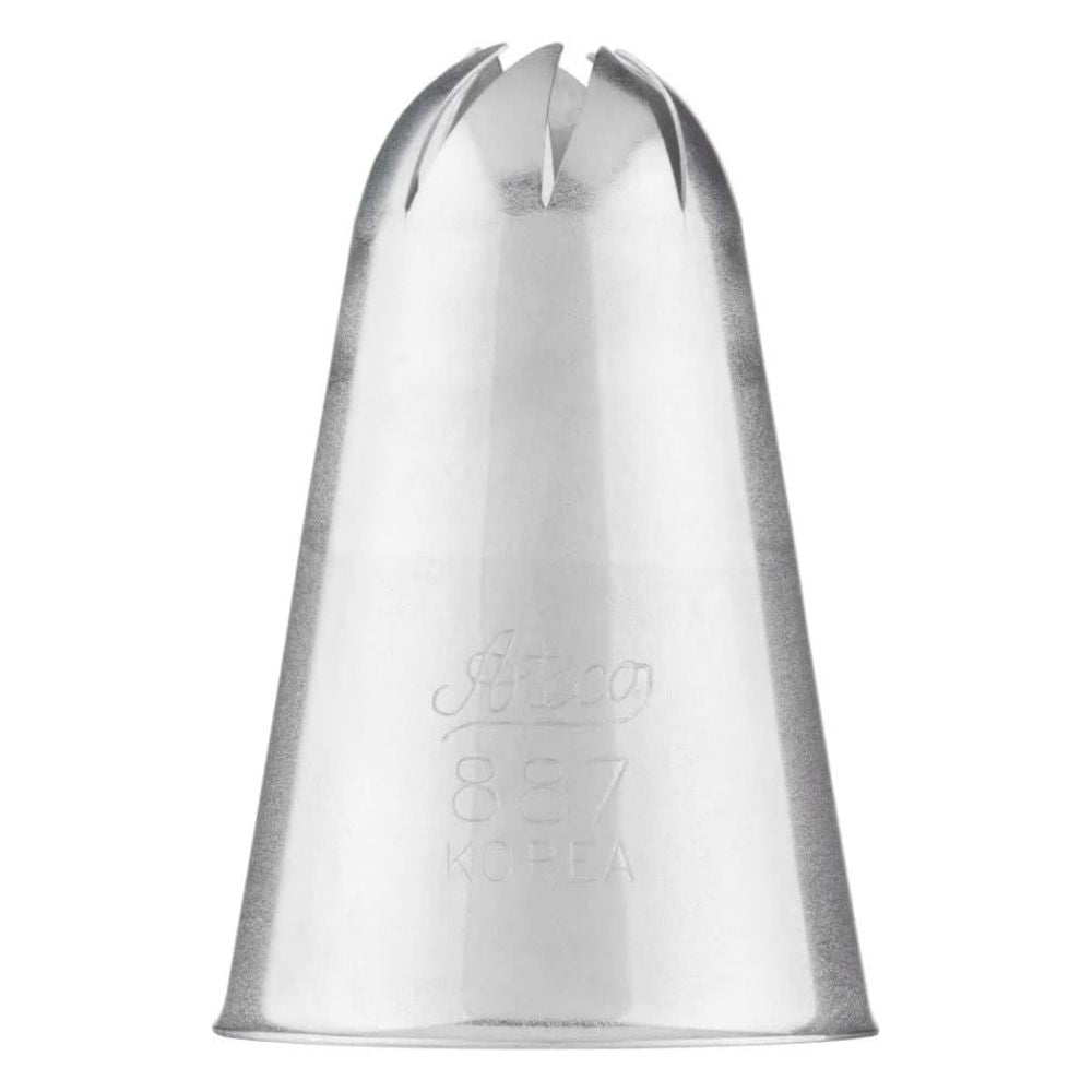 Ateco No.887 XL 7A Special Pastry Swirl Star Metal Piping Nozzle