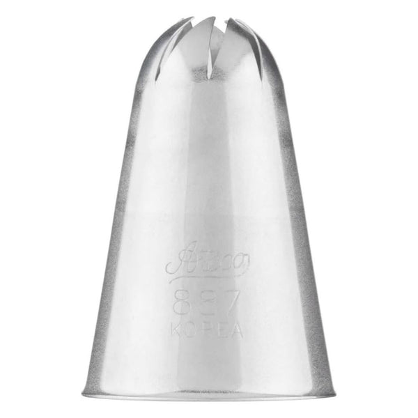 Ateco No.887 XL 7A Special Pastry Swirl Star Metal Piping Nozzle