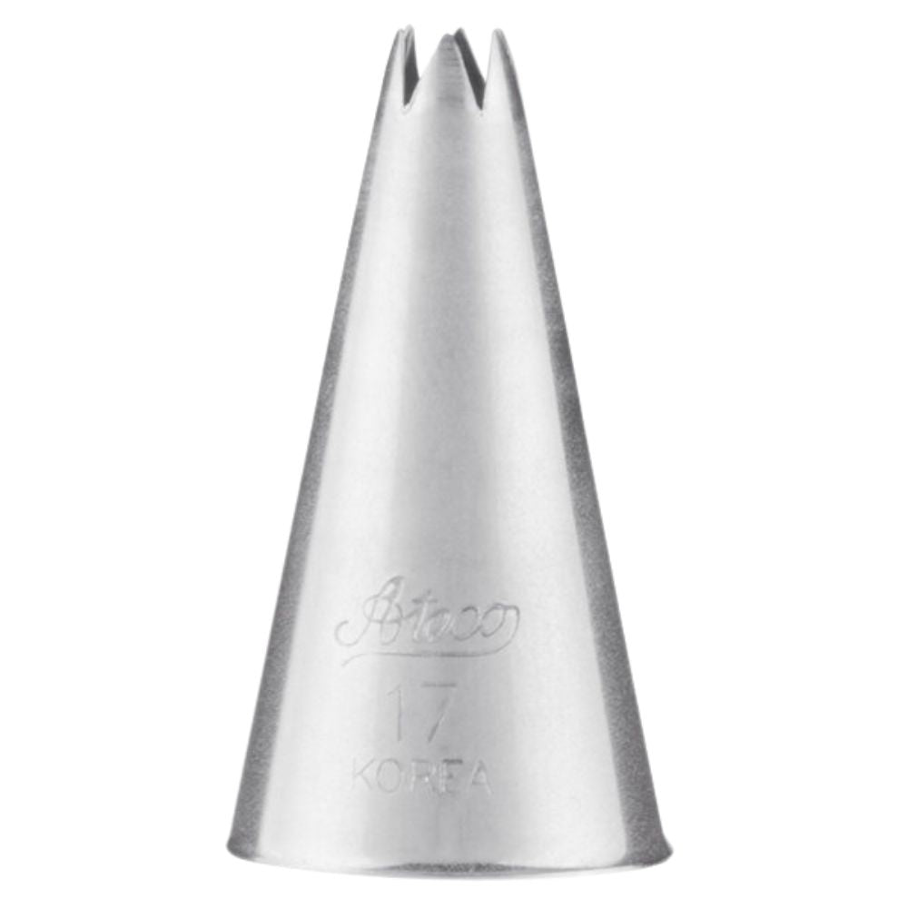 Ateco No.17 6 Point Open Star Metal Piping Nozzle