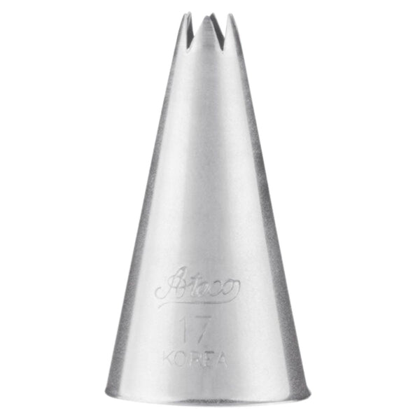Ateco No.17 6 Point Open Star Metal Piping Nozzle