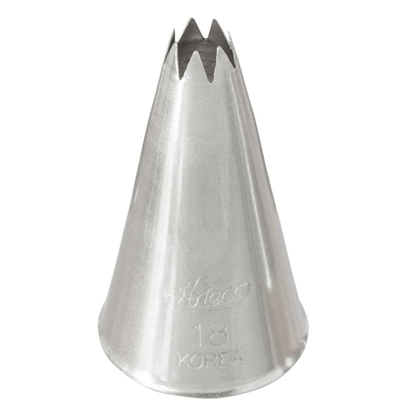 Ateco No.18 7 Point Open Star Metal Piping Nozzle