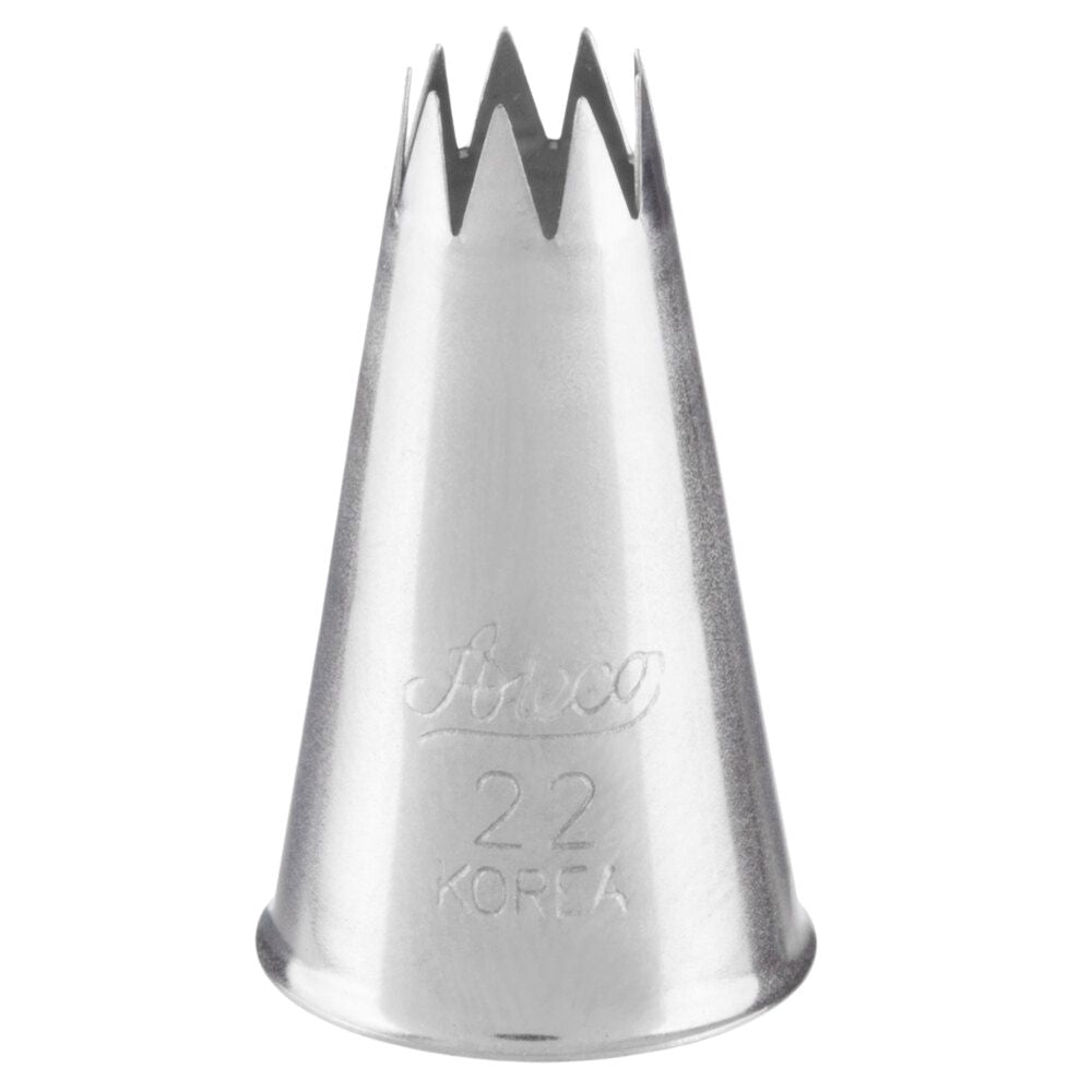 Ateco No.22 9 Point Open Star Metal Piping Nozzle