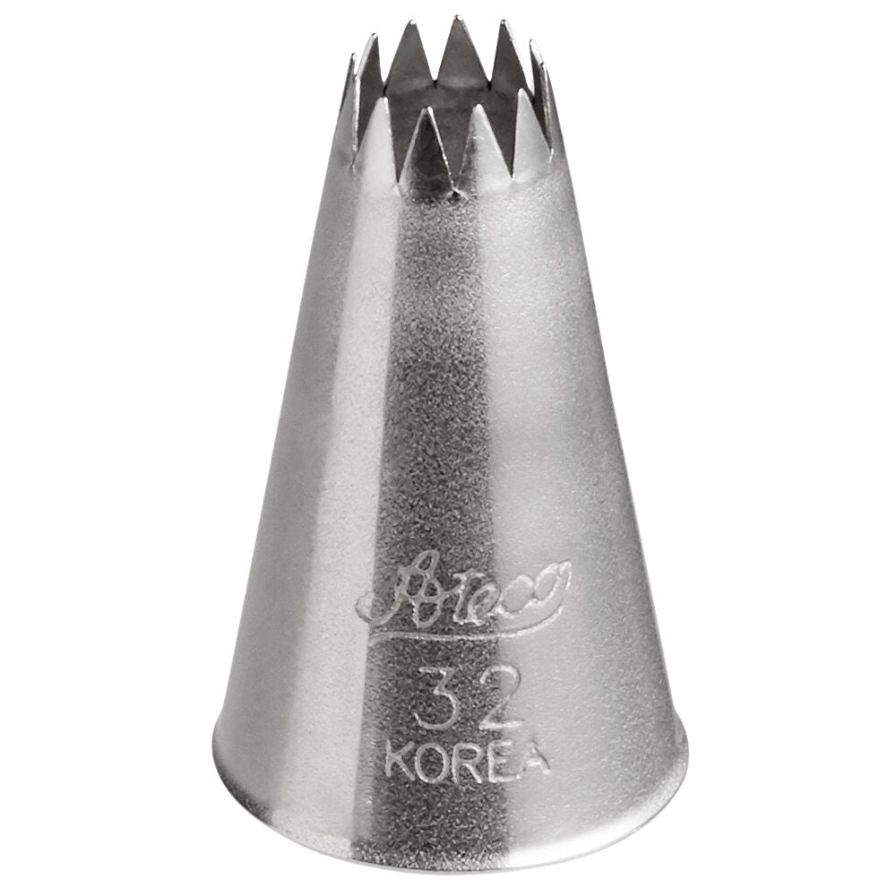 Ateco No.32 Large 12 Point Open Star Metal Piping Nozzle