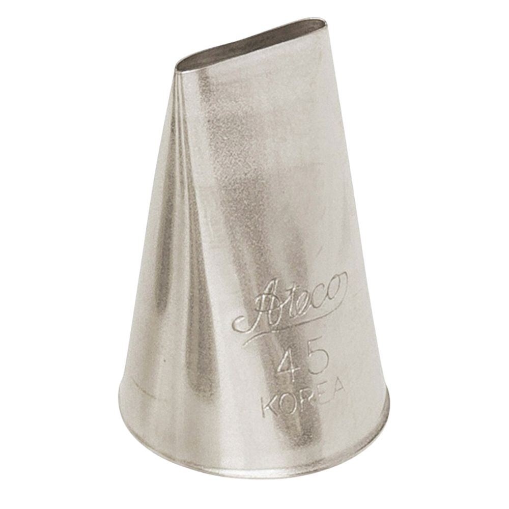 Ateco No.45 Wide Plain Ribbon Border Metal Piping Nozzle