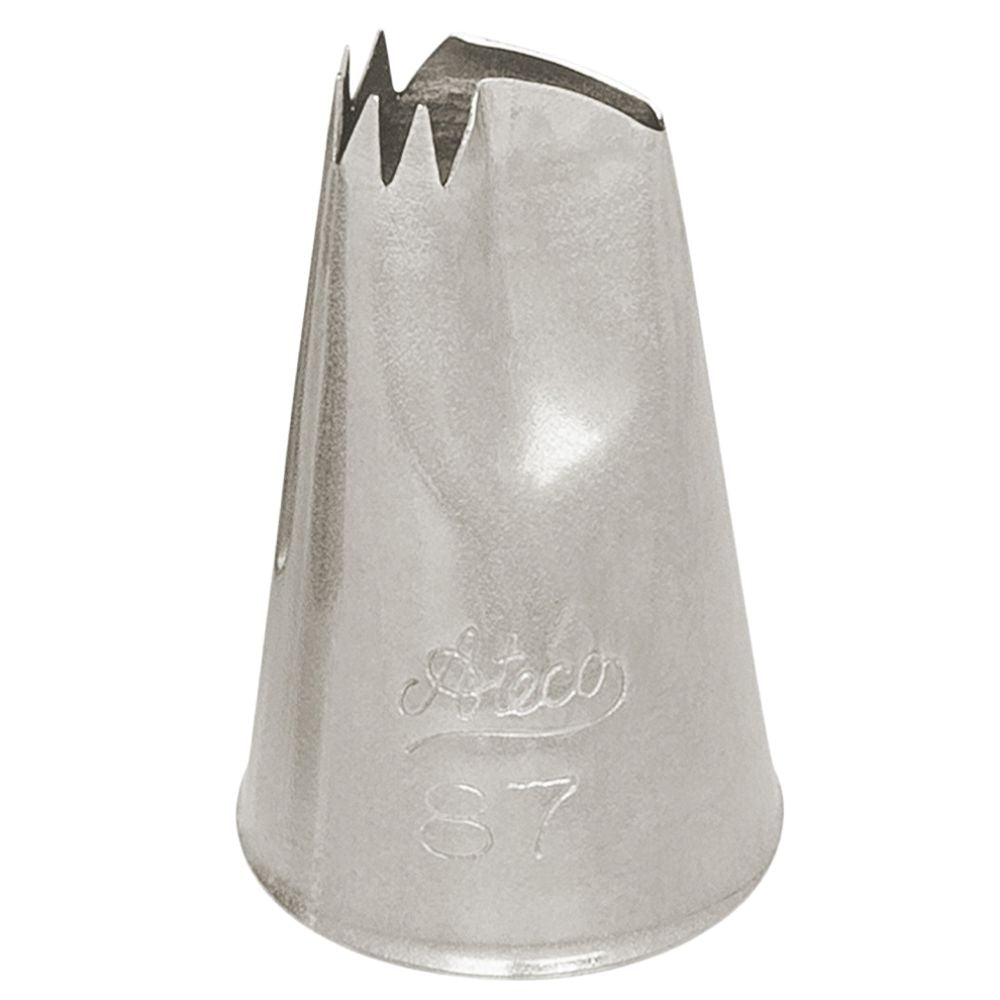 Ateco No.87 Swag Ruffle Border Metal Piping Nozzle