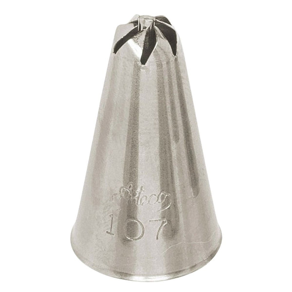 Ateco No.107 Special 6 Petal Drop Flower Metal Piping Nozzle