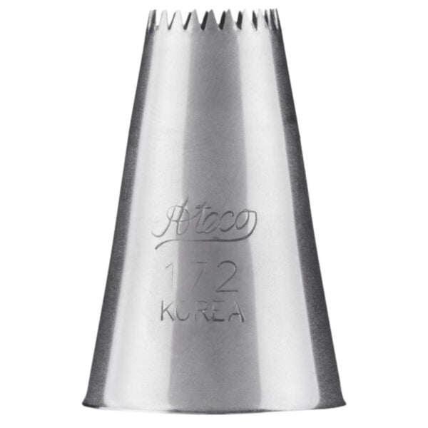 Ateco No.172 Large Special Drop Flower Open Star Metal Piping Nozzle