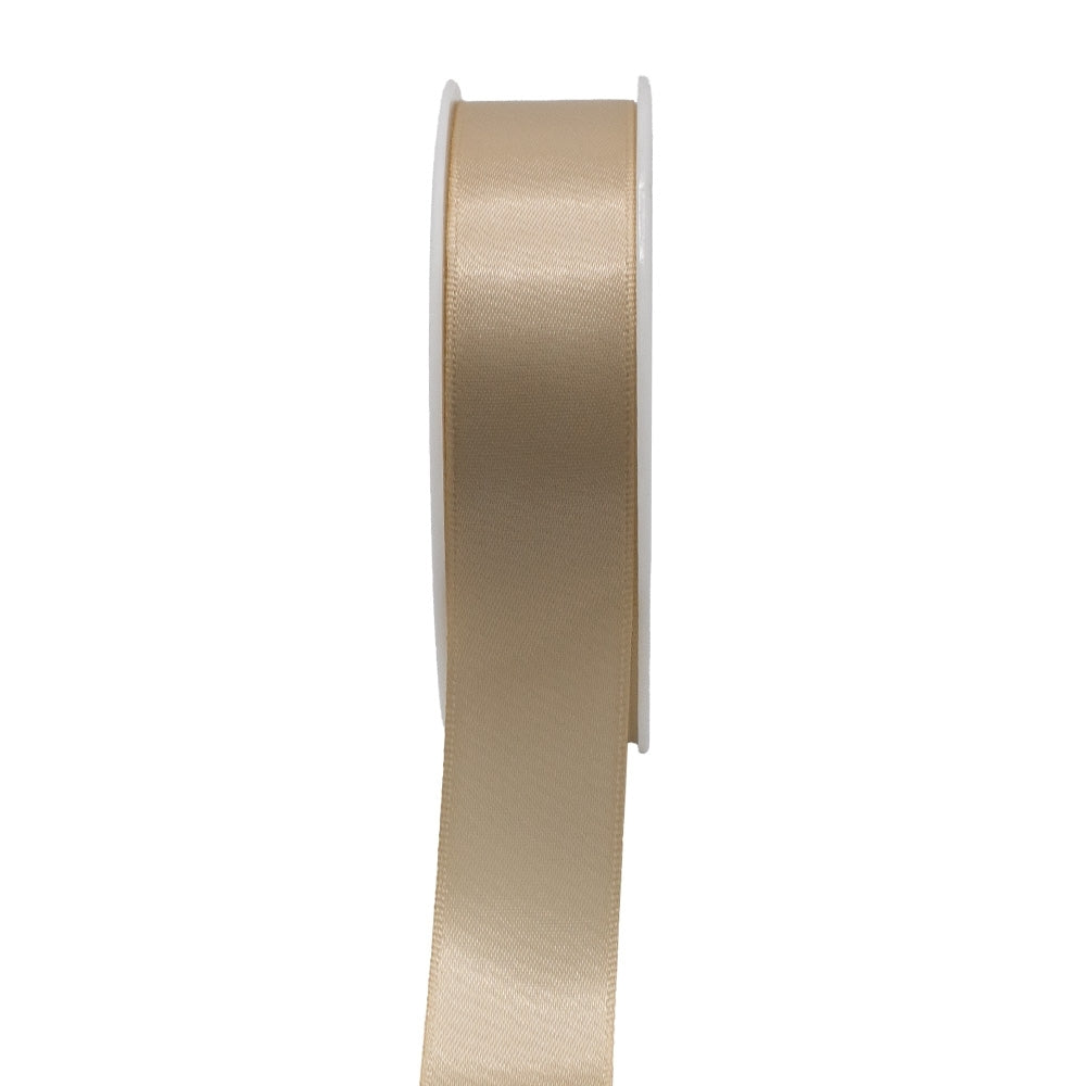 Colour Ribbons Pale Brown Satin Ribbon