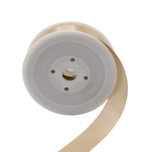 Colour Ribbons Pale Brown Satin Ribbon