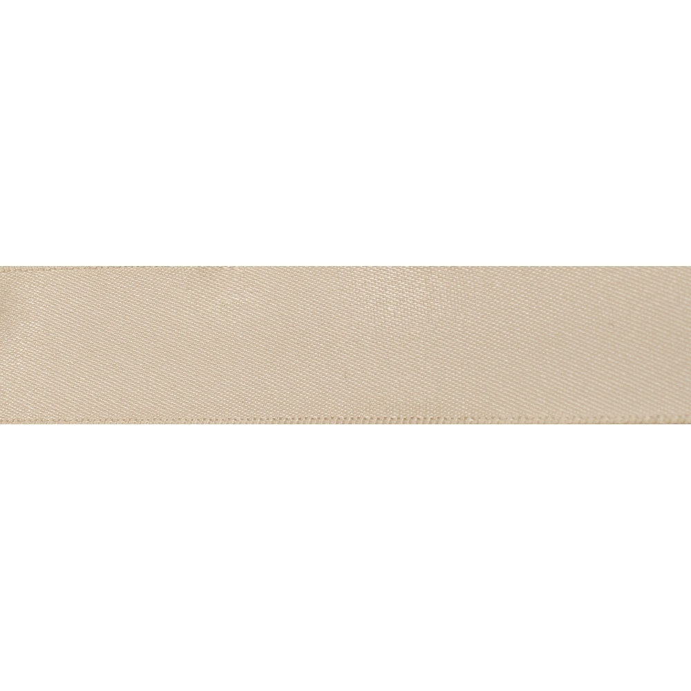 Colour Ribbons Pale Brown Satin Ribbon