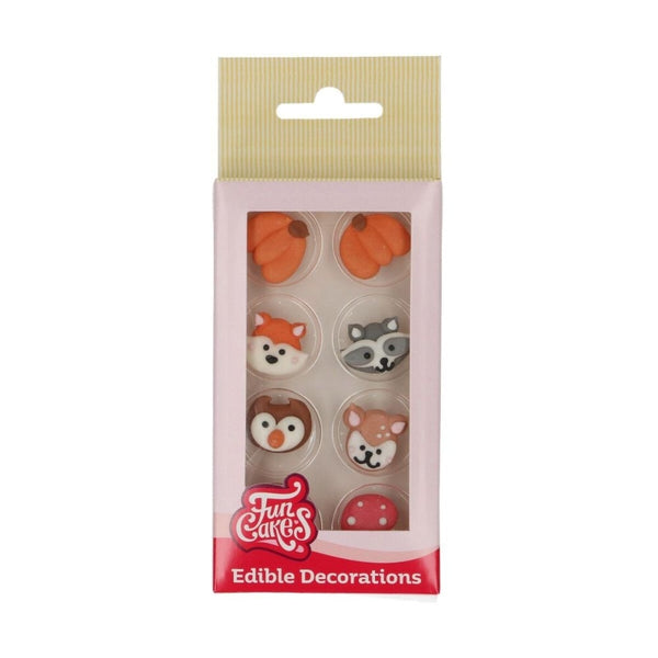 FunCakes Forest Animals Sugar Decorations Set Of 8