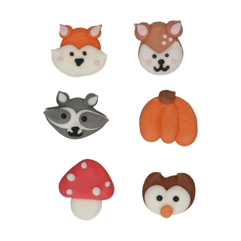 FunCakes Forest Animals Sugar Decorations Set Of 8