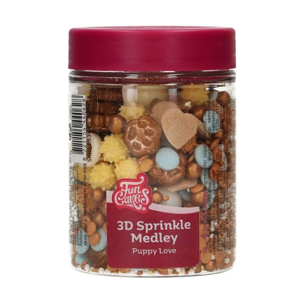 FunCakes Puppy Love 3D Sprinkle Medley 70g