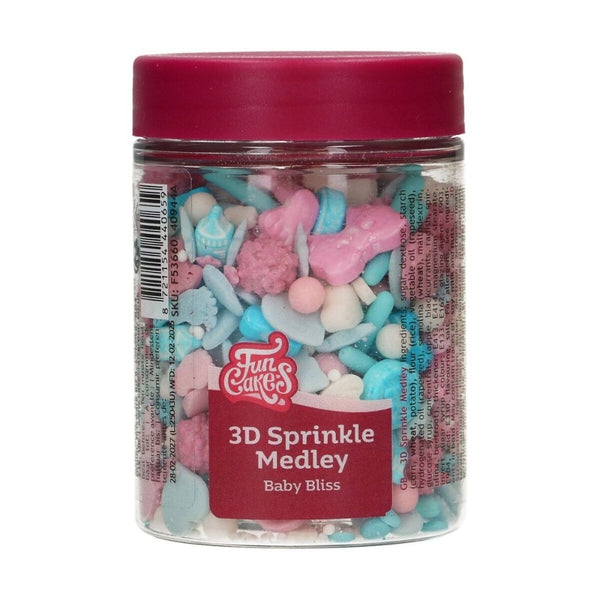 FunCakes Baby Bliss 3D Sprinkle Medley 70g