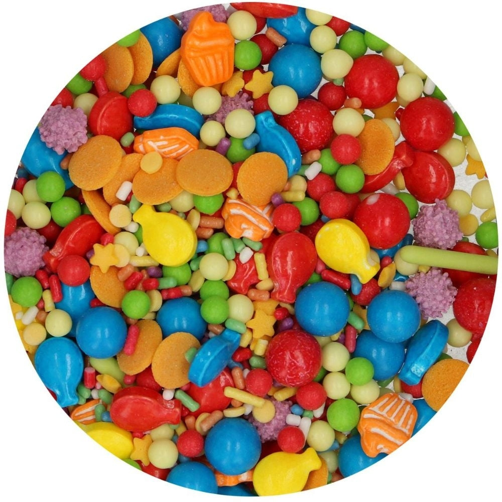 FunCakes Birthday Bash 3D Sprinkle Medley 70g