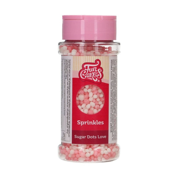 FunCakes Sugar Dots Love Sprinkles 80g