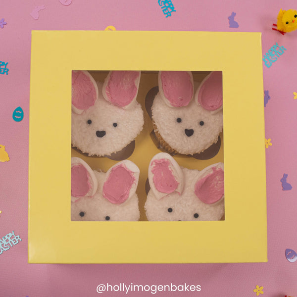 Simply Making 4" Deep Pastel Yellow Luxury Cupcake Box