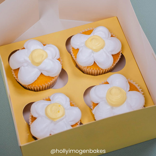 Simply Making 4" Deep Pastel Yellow Luxury Cupcake Box