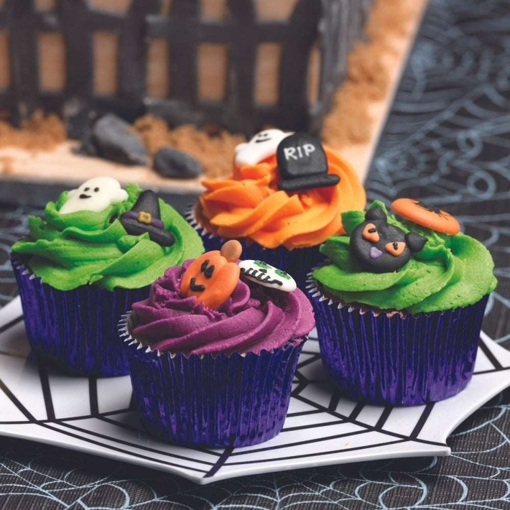 Culpitt EXPIRED - Halloween Icing Cupcake Toppers - Pack of 12 [FEB 2026]