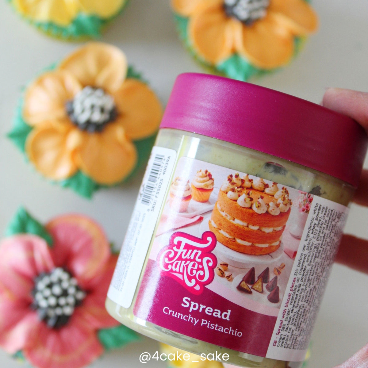 FunCakes LOW DATE - Crunchy Pistachio - Spread 250g - FunCakes [MARCH 2026]